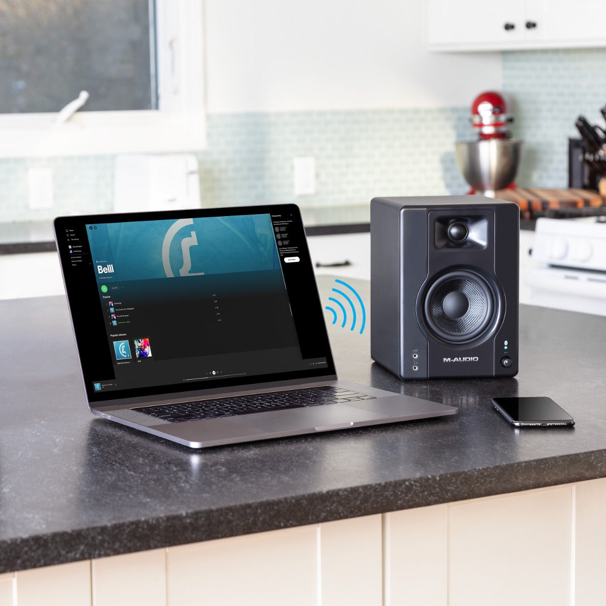M Audio BX3BT 3.5" Studio Monitors with Bluetooth - Pair, View 10