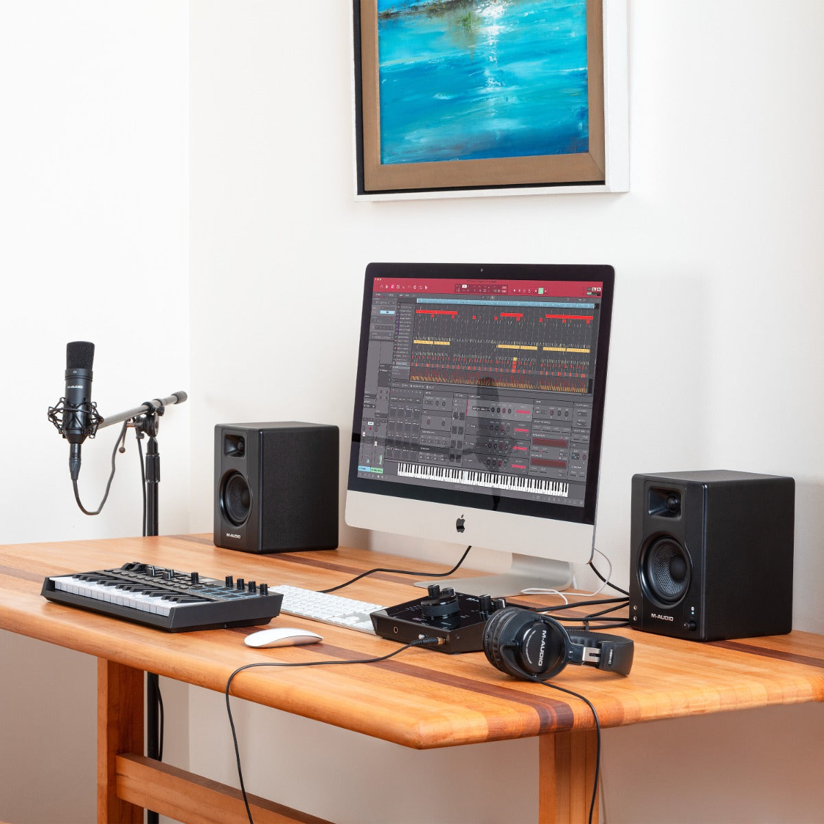 M Audio BX3BT 3.5" Studio Monitors with Bluetooth - Pair, View 12