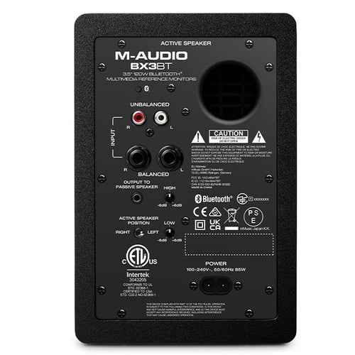 M Audio BX3BT 3.5" Studio Monitors with Bluetooth - Pair, View 3
