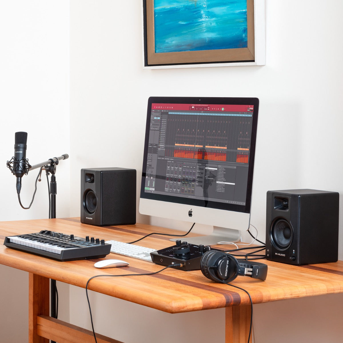M Audio BX4BT 4.5" Studio Monitors with Bluetooth - Pair, View 4