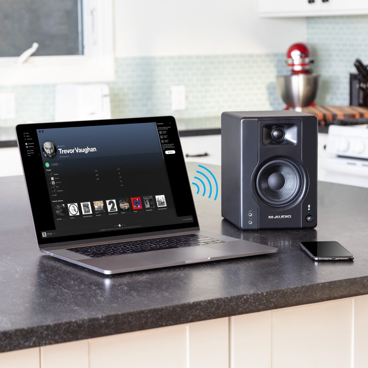 M Audio BX4BT 4.5" Studio Monitors with Bluetooth - Pair, View 7