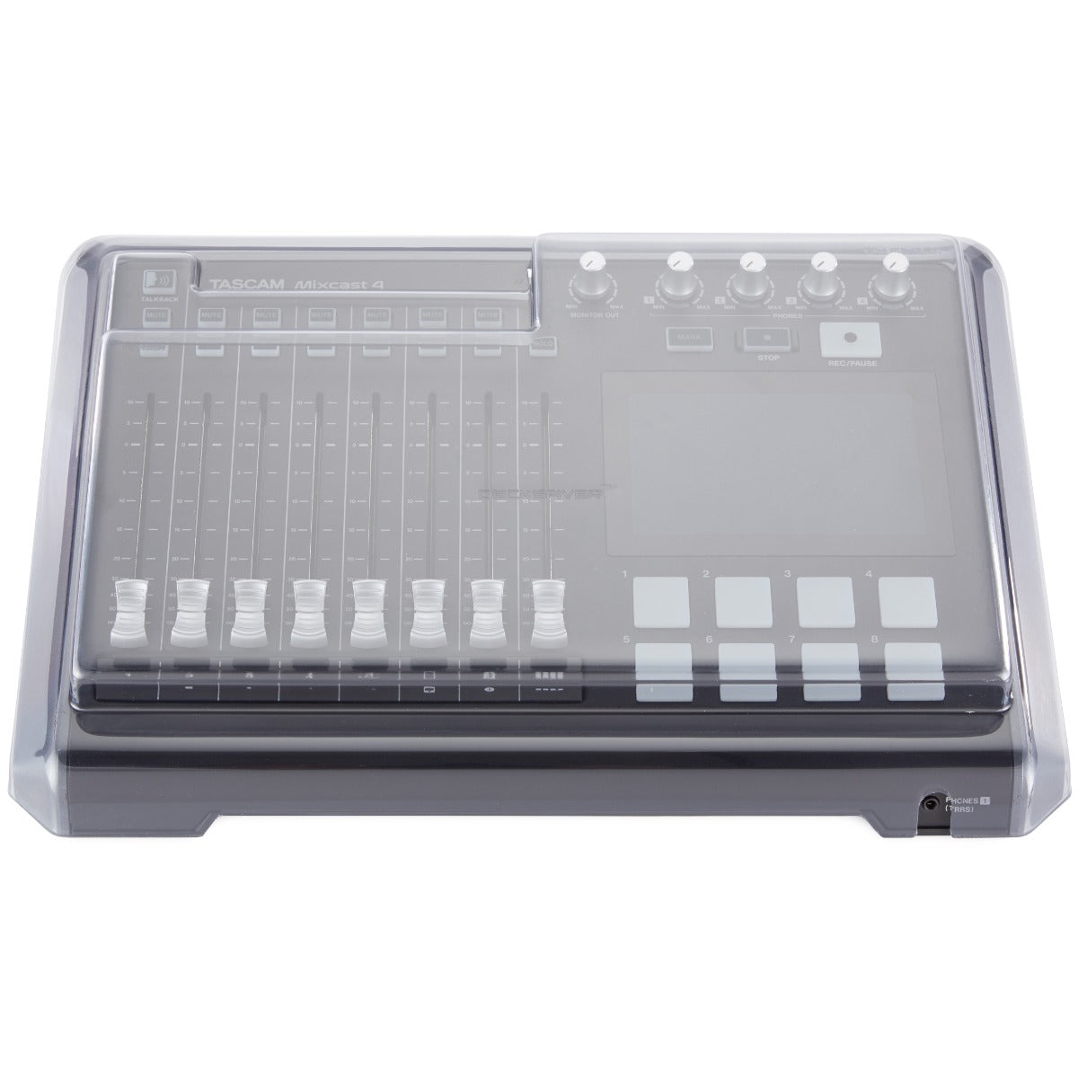 Decksaver Tascam Mixcast 4 Cover, View 2