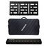 Collage image of the Mono Pedalboard Large, Black and Pro Accessory Case 2.0 POWER KIT