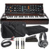 Collage showing components in Moog Minimoog Model D Analog Synthesizer STUDIO KIT