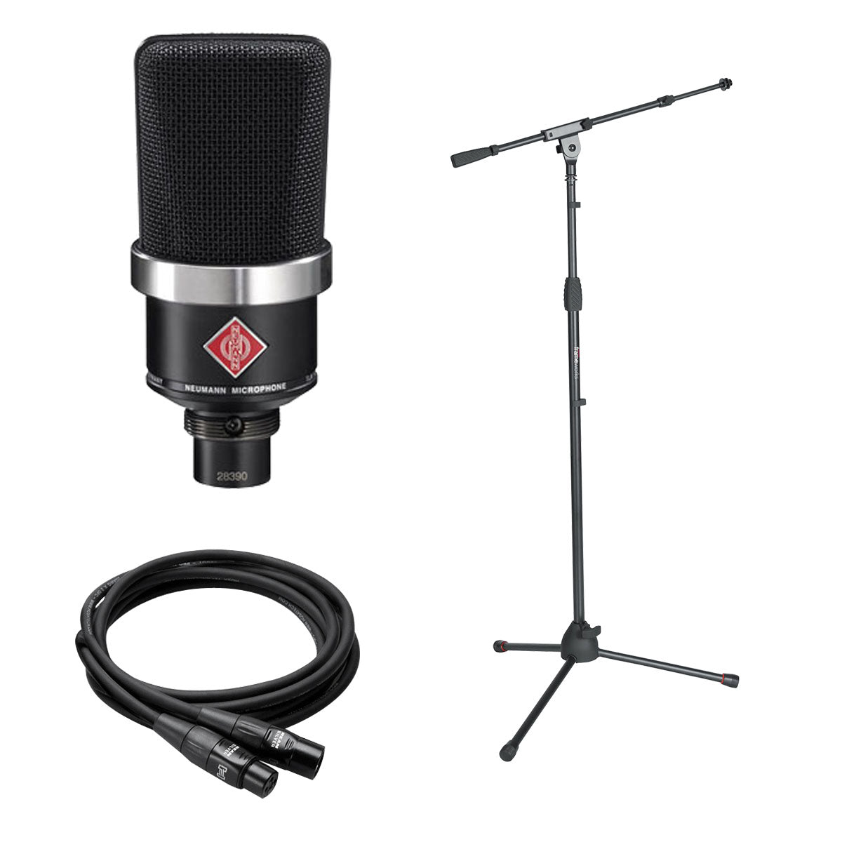 Neumann TLM 102 BK Cardioid Microphone - Black PERFORMER PAK
