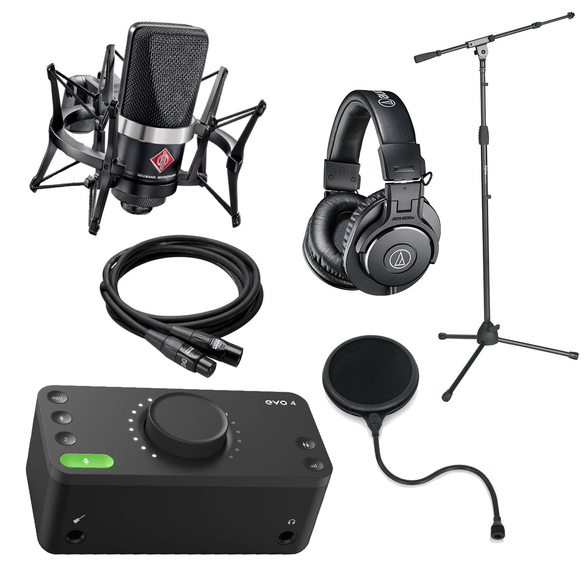 Neumann TLM 102 BK Studio Set with EA 4 Shockmount - Black Neumann TLM 102 BK Studio Set with EA 4 Shockmount - Black