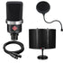 Collage image of the Neumann TLM 102 BK Cardioid Microphone - Black STUDIO PAK