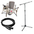 Collage image of the Neumann TLM 102 Studio Set with EA 4 Shockmount PERFORMER PAK