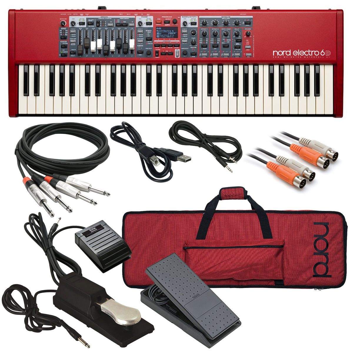 Nord Electro 6D 61 Stage Keyboard BONUS PAK