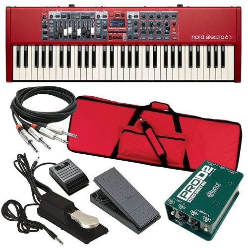 Nord Electro 6D 61 Stage Keyboard STAGE RIG