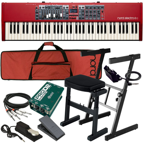 Nord Electro 6D 73 Stage Keyboard STAGE ESSENTIALS BUNDLE