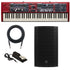Collage image of the Nord Stage 4 Compact Stage Keyboard MONITOR KIT