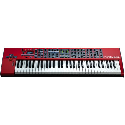 Top/front view of Nord Wave 2 61-Key Performance Synthesizer