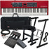 Collage image of the Nord Piano 5 73 Stage Piano STAGE ESSENTIALS BUNDLE
