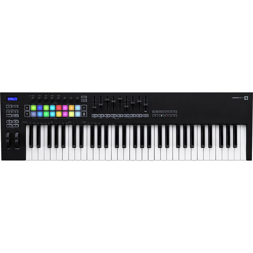 Top view of Novation Launchkey 61 MK3 Keyboard Controller