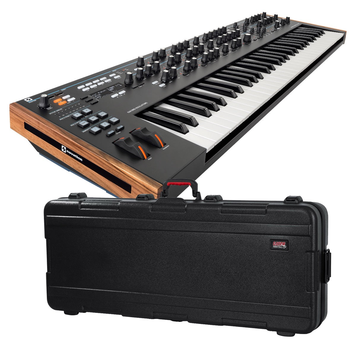 Novation Summit 16-Voice Polyphonic Keyboard Synthesizer CASE RIG