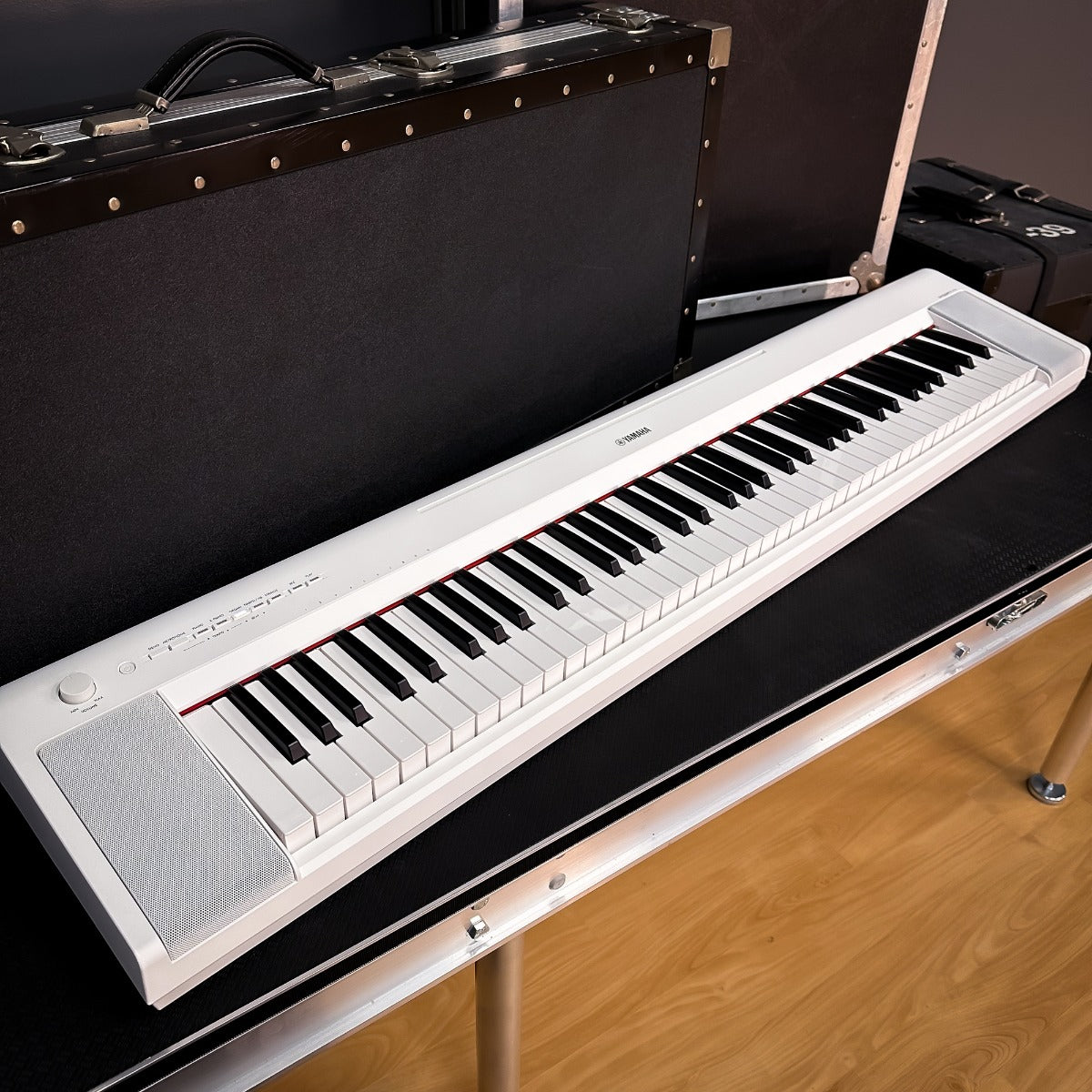 Yamaha Piaggero NP35 76-Key Portable Keyboard with Power Adapter - White, View 1