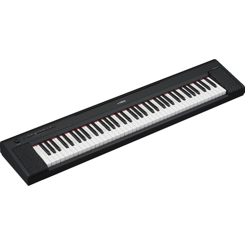 Yamaha Piaggero NP35 76-Key Portable Keyboard with Power Adapter - Black, View 1