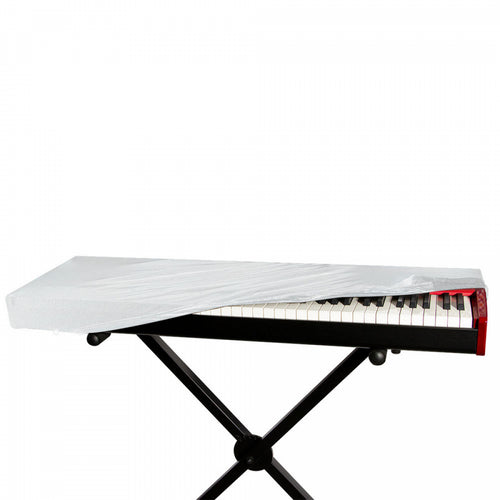 On-Stage KDA7061W Keyboard Dust Cover - 61-Key - White