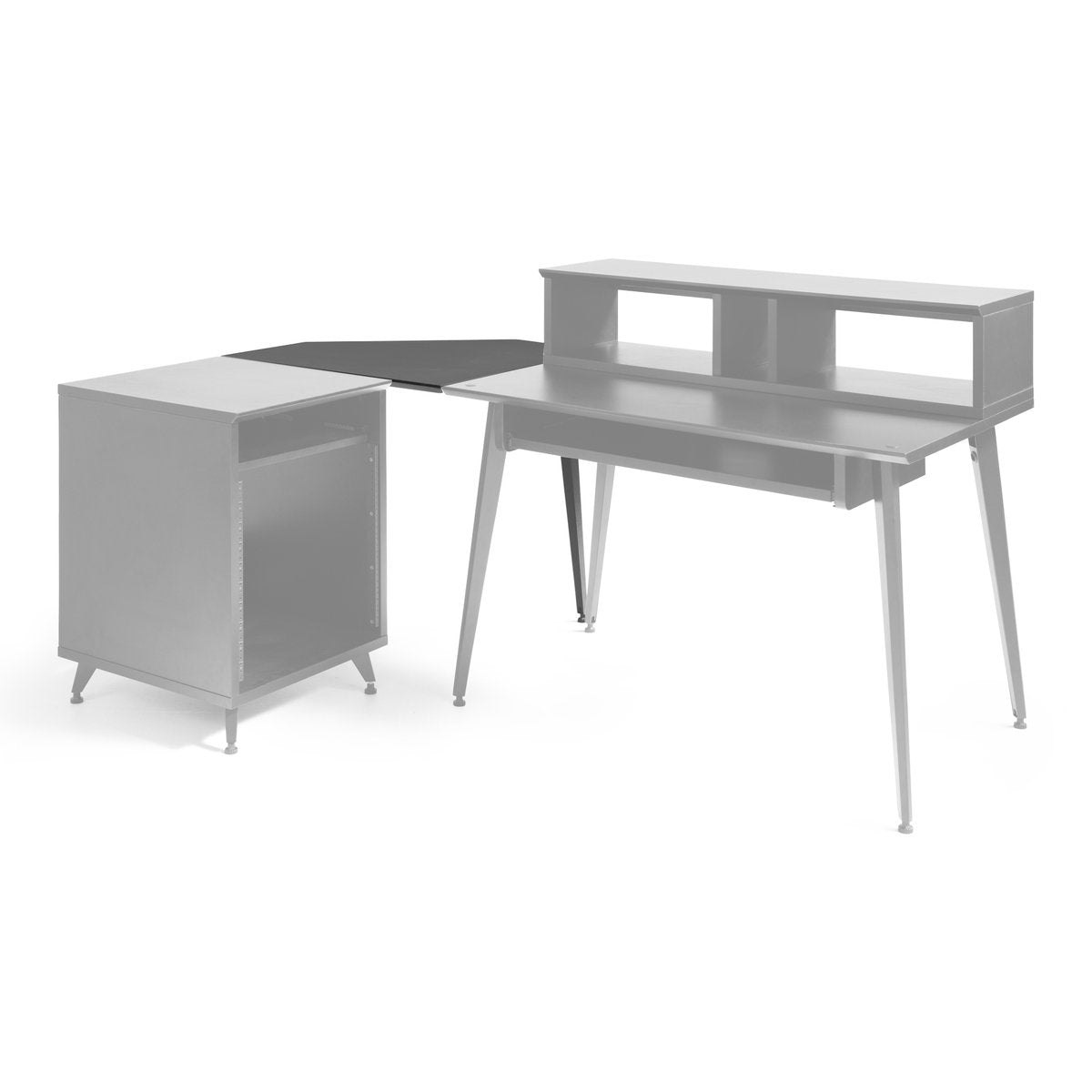 Gator Frameworks Elite Series Furniture Desk Corner Section - Black, View 2