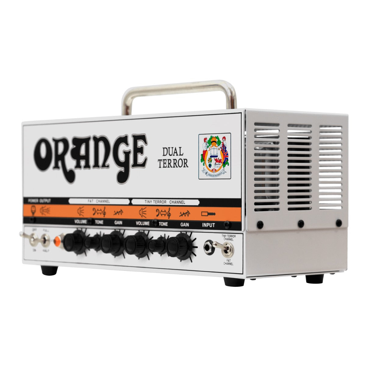 Orange Dual Terror 2-Channel 30-Watt Tube Head, View 2