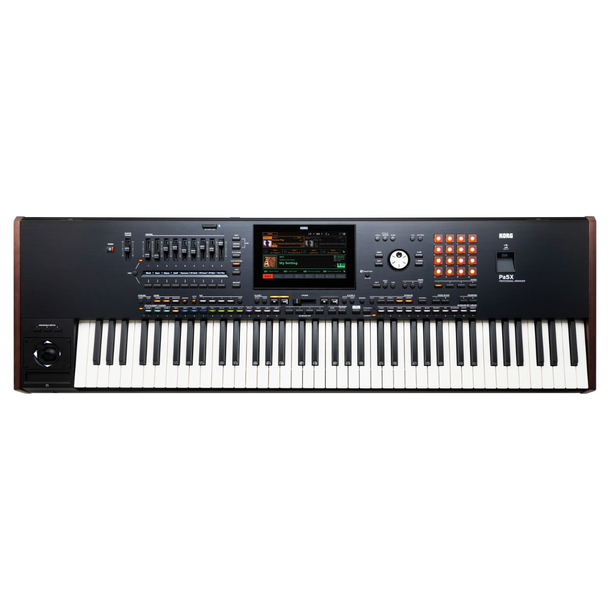 Korg PA5X 76-key Professional Arranger Workstation Keyboard view 1