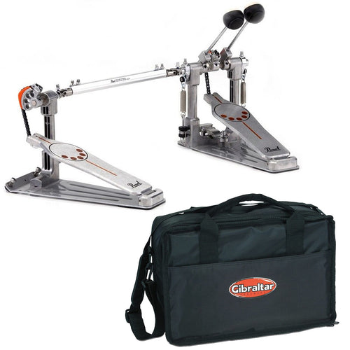 Image of Pearl P-932 Demonator Double Bass Drum Pedal and Carry Bag