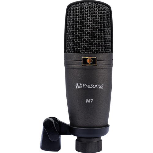 Front view of PreSonus M7 microphone