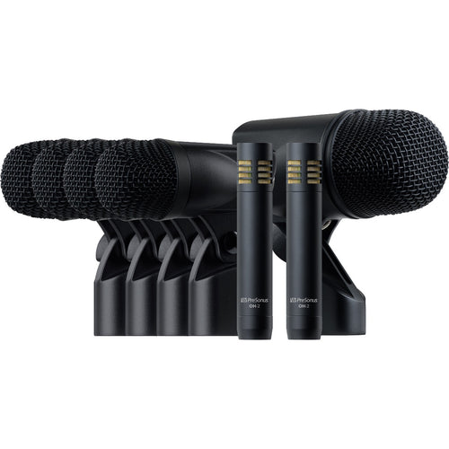 Combined group image of PreSonus DM-7 Drum Microphone Set microphones