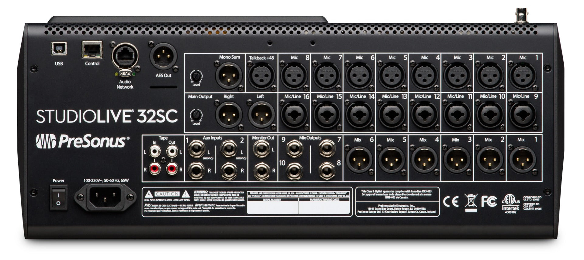 PreSonus StudioLive 32SC Digital Mixer CABLE KIT – Kraft Music