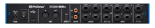 PreSonus Studio 1810c: 18x8, 4-Pre USB-C Audio Interface