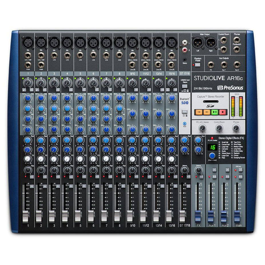 PreSonus StudioLive AR16c USB-C Hybrid Mixer