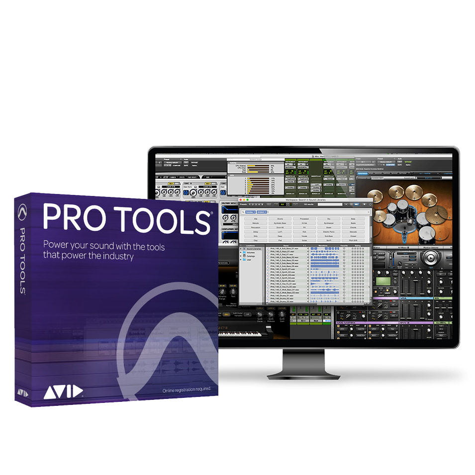 Avid PRO TOOLS Perpetual License with 1yr Update/Support (Requires iLok)