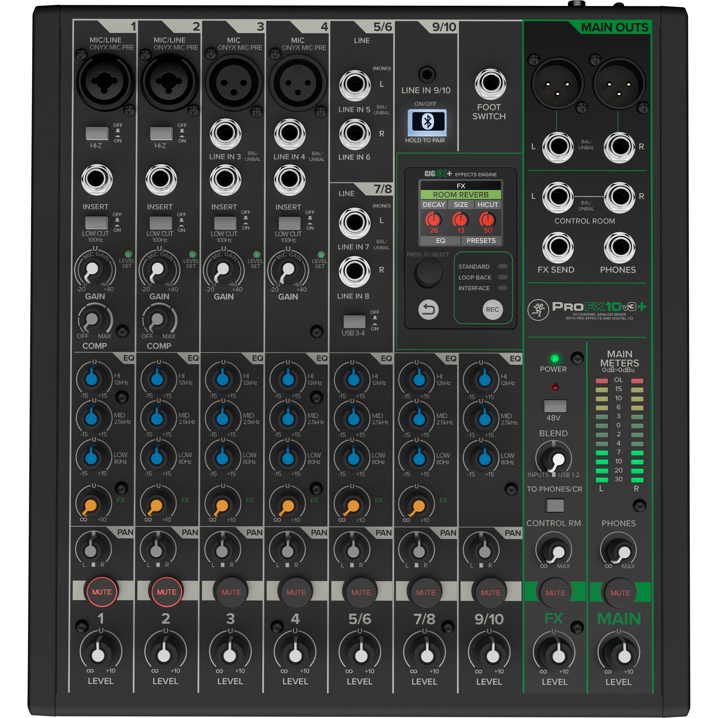 MACKIE 10チャンネルミキサー PRO FX10V3 Mackie ProFX10v3+ 10 Channel Mixer CARRY BAG KIT – Kraft Music