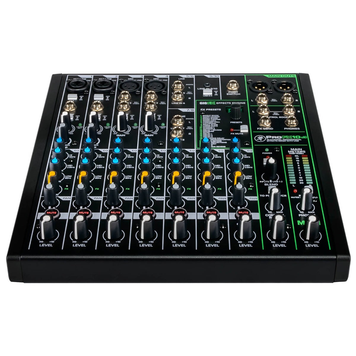 Mackie ProFX10v3 Effects Mixer with USB CABLE KIT