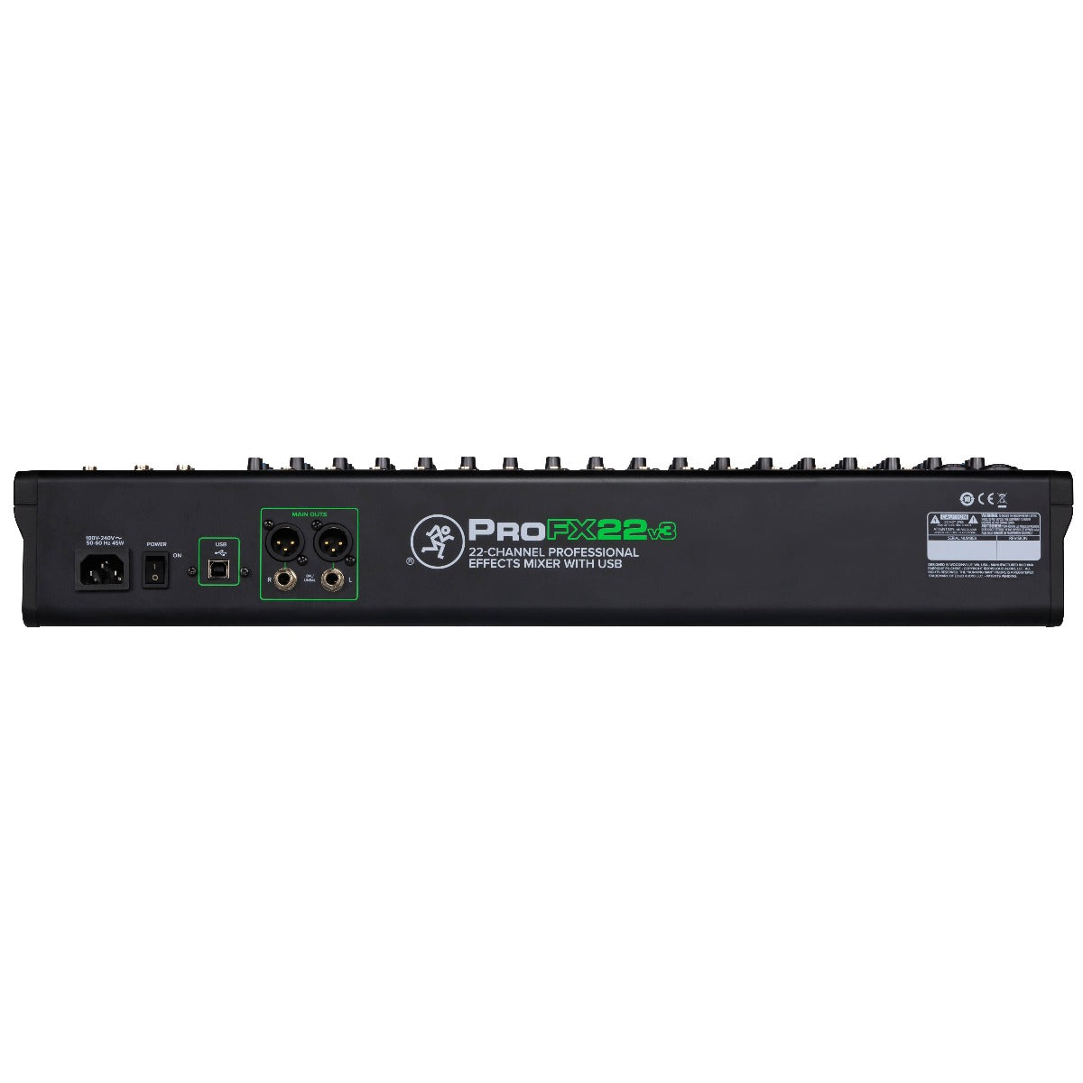 配信機器・PA機器・レコーディング機器 MACKIE ProFX22 Mackie ProFX22v3 Effects Mixer with USB – Kraft Music