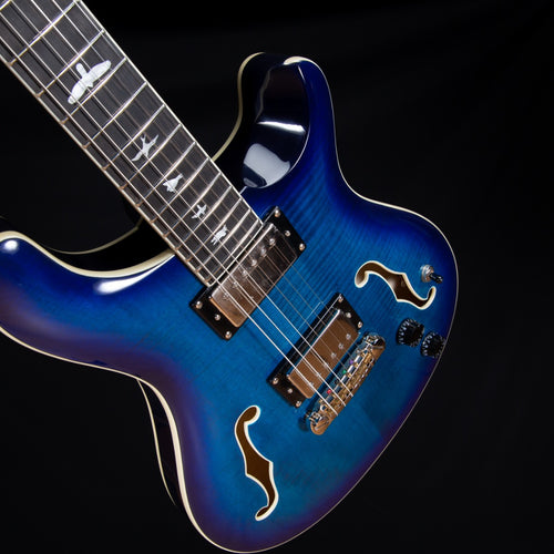 PRS SE Hollowbody II Electric Guitar - Faded Blue Burst view 5