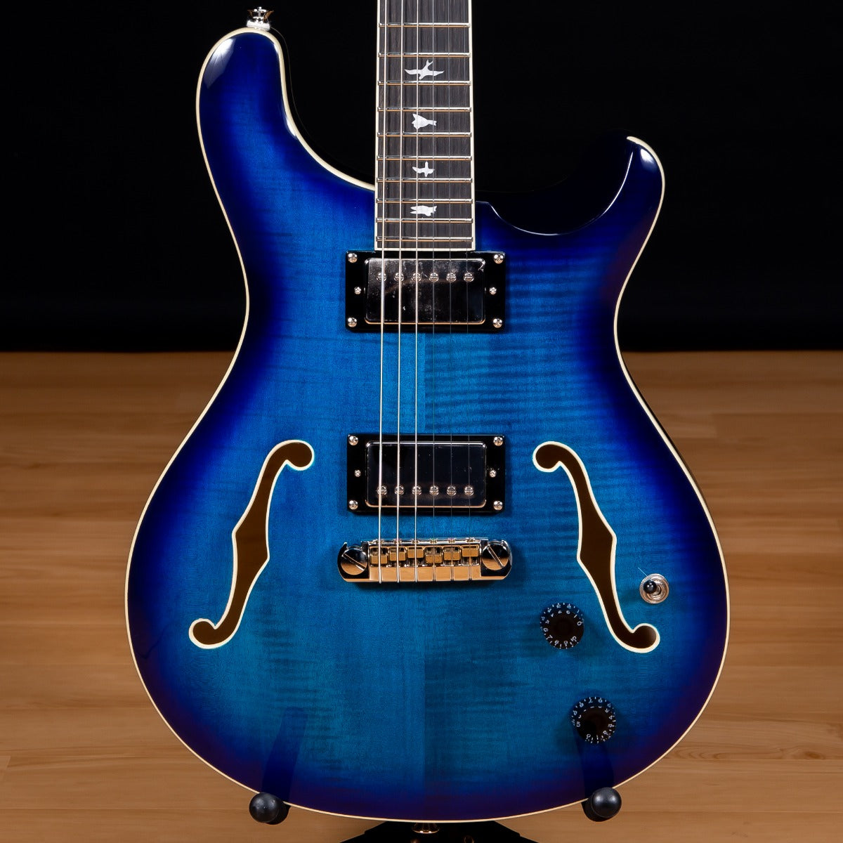 PRS SE Hollowbody II Electric Guitar - Faded Blue Burst view 1
