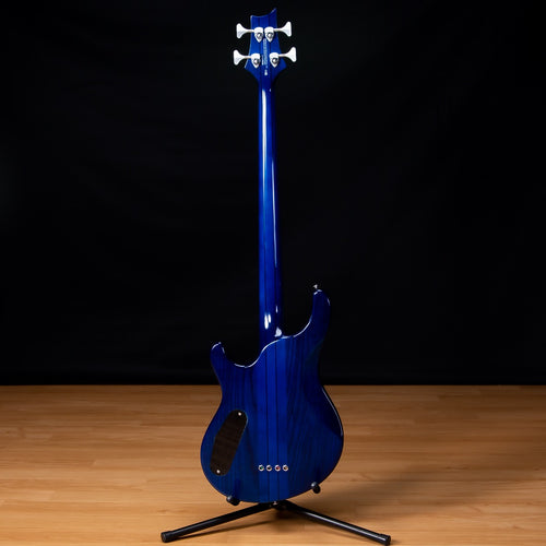 PRS SE Kingfisher Bass Guitar - Faded Blue Wraparound Burst view 11