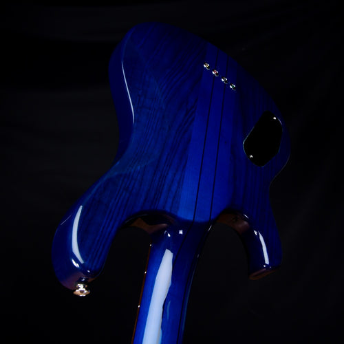 PRS SE Kingfisher Bass Guitar - Faded Blue Wraparound Burst view 8