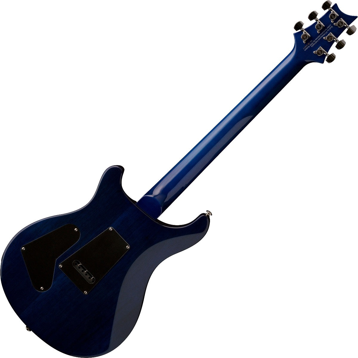 Back view of PRS SE Standard 24 Electric Guitar - Translucent Blue
