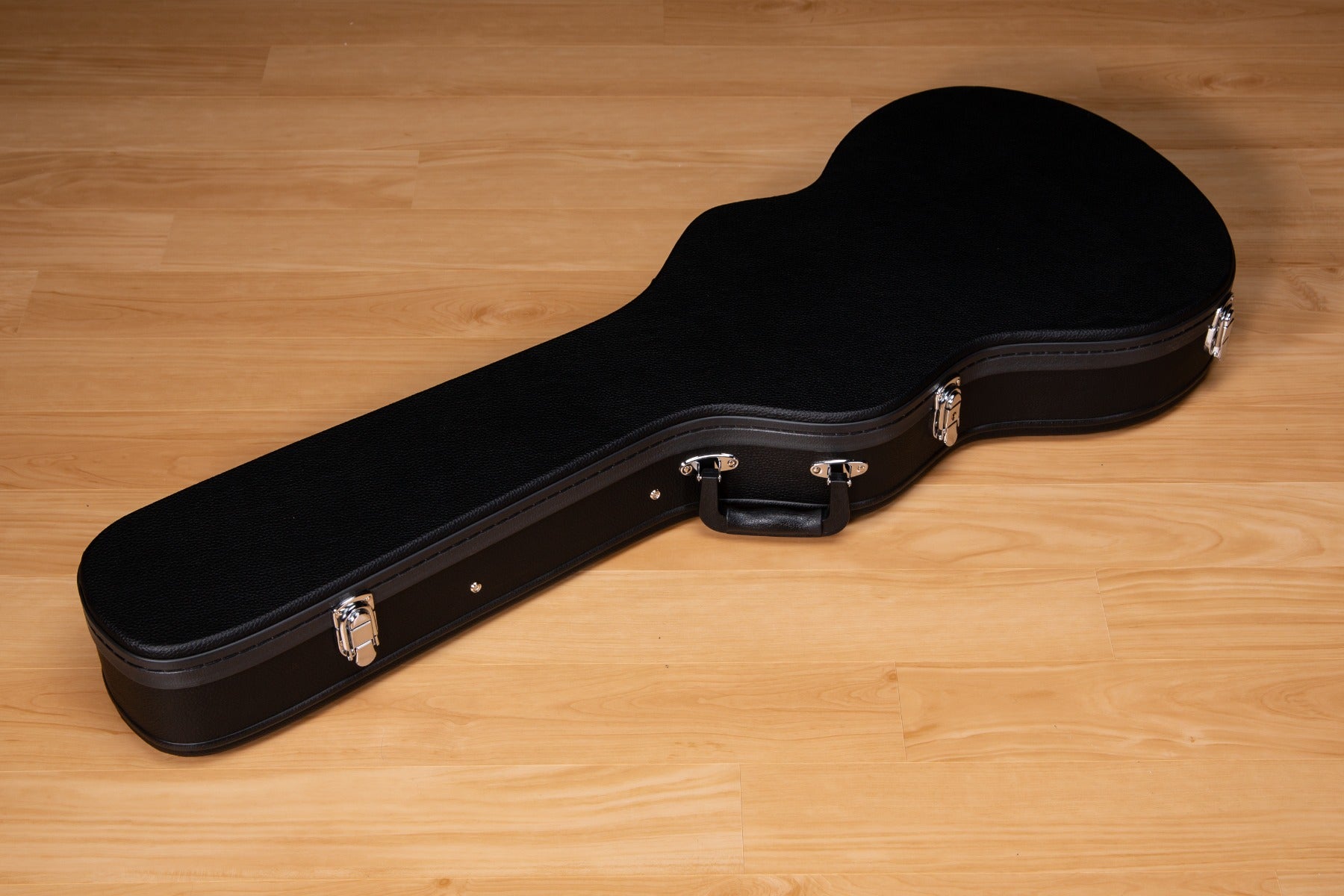 Included guitar case for the PRS SE Hollowbody II Electric Guitar - Black Gold Burst view 1
