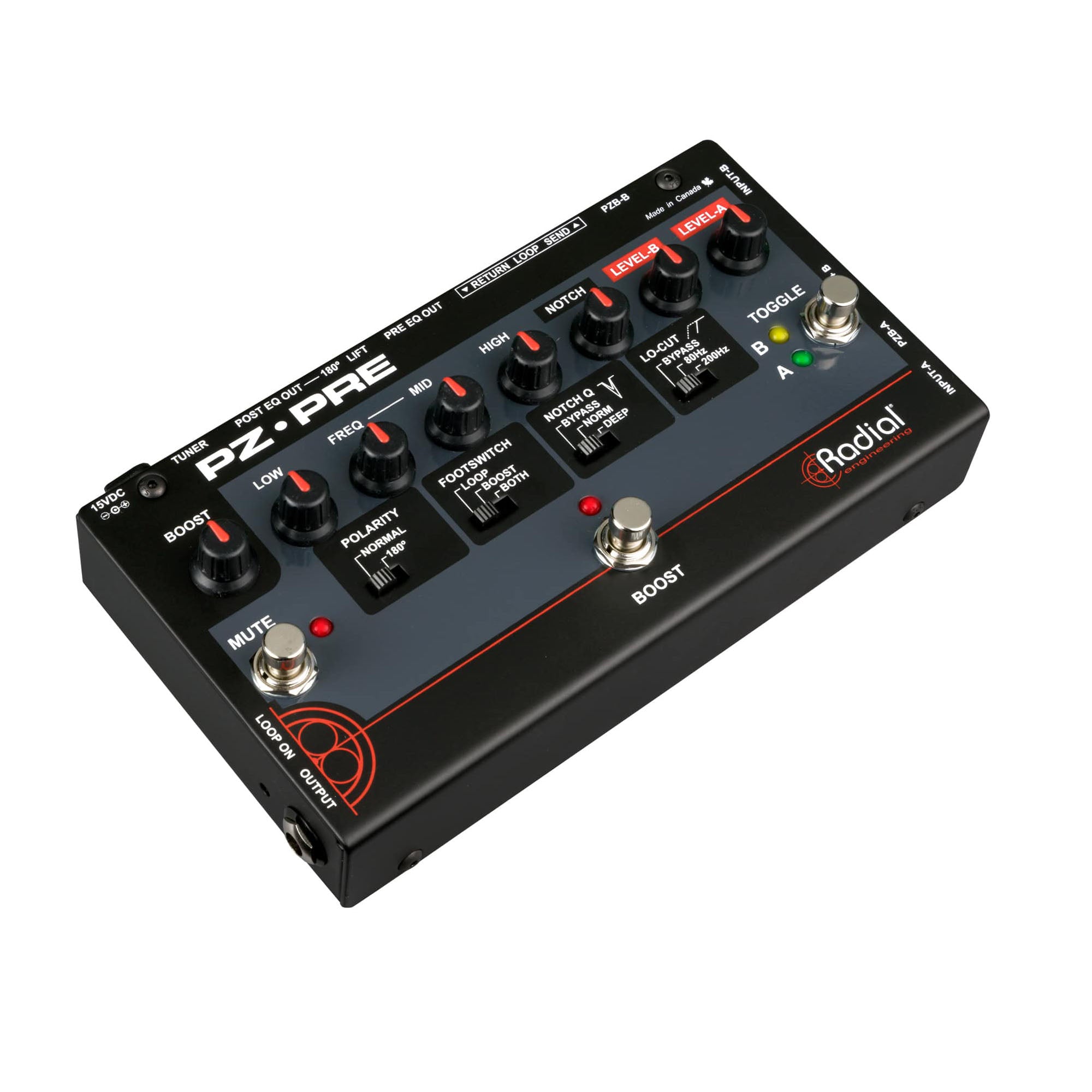 Radial Tonebone PZ-Pre Acoustic Preamp, view 3