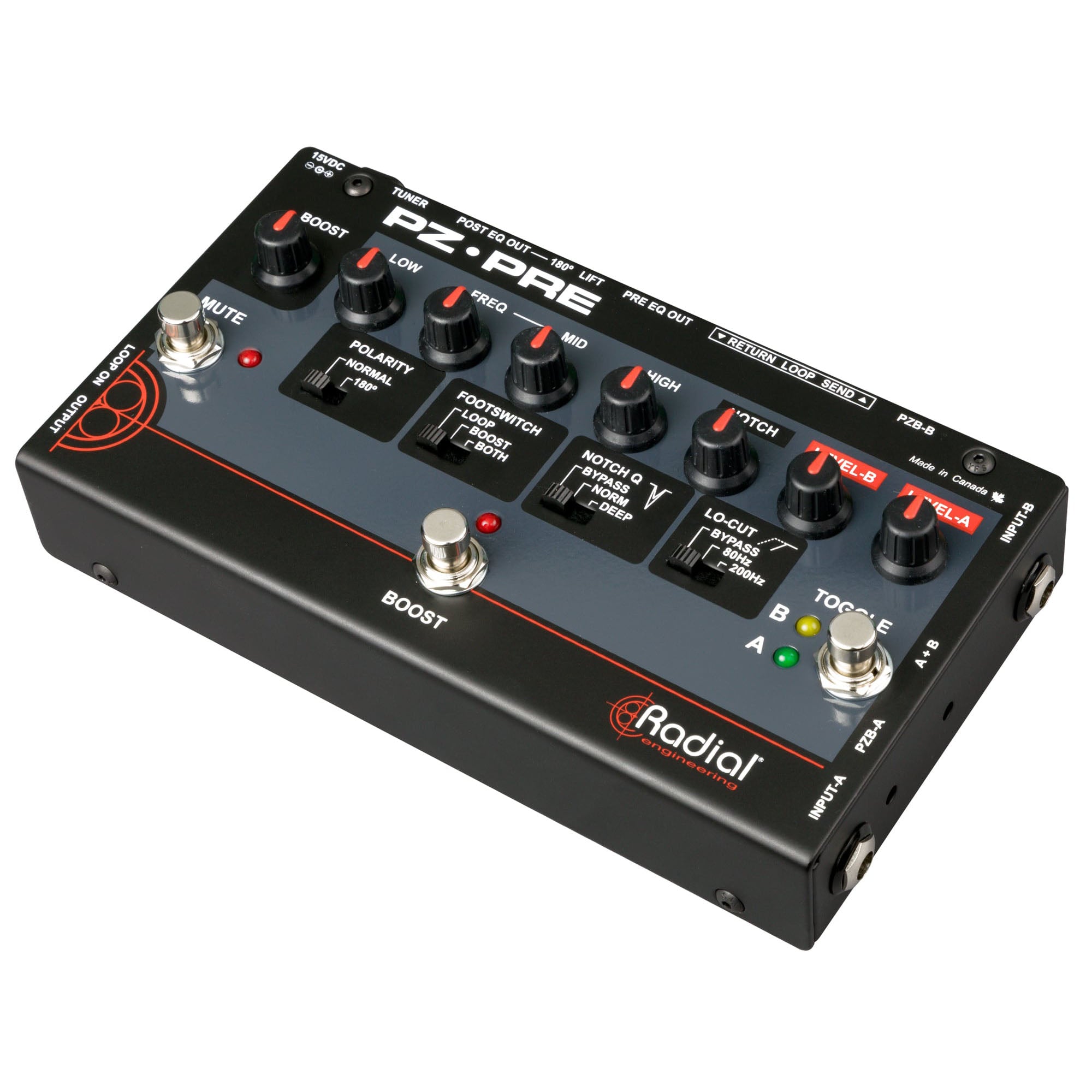 Radial Tonebone PZ-Pre Acoustic Preamp, view 6