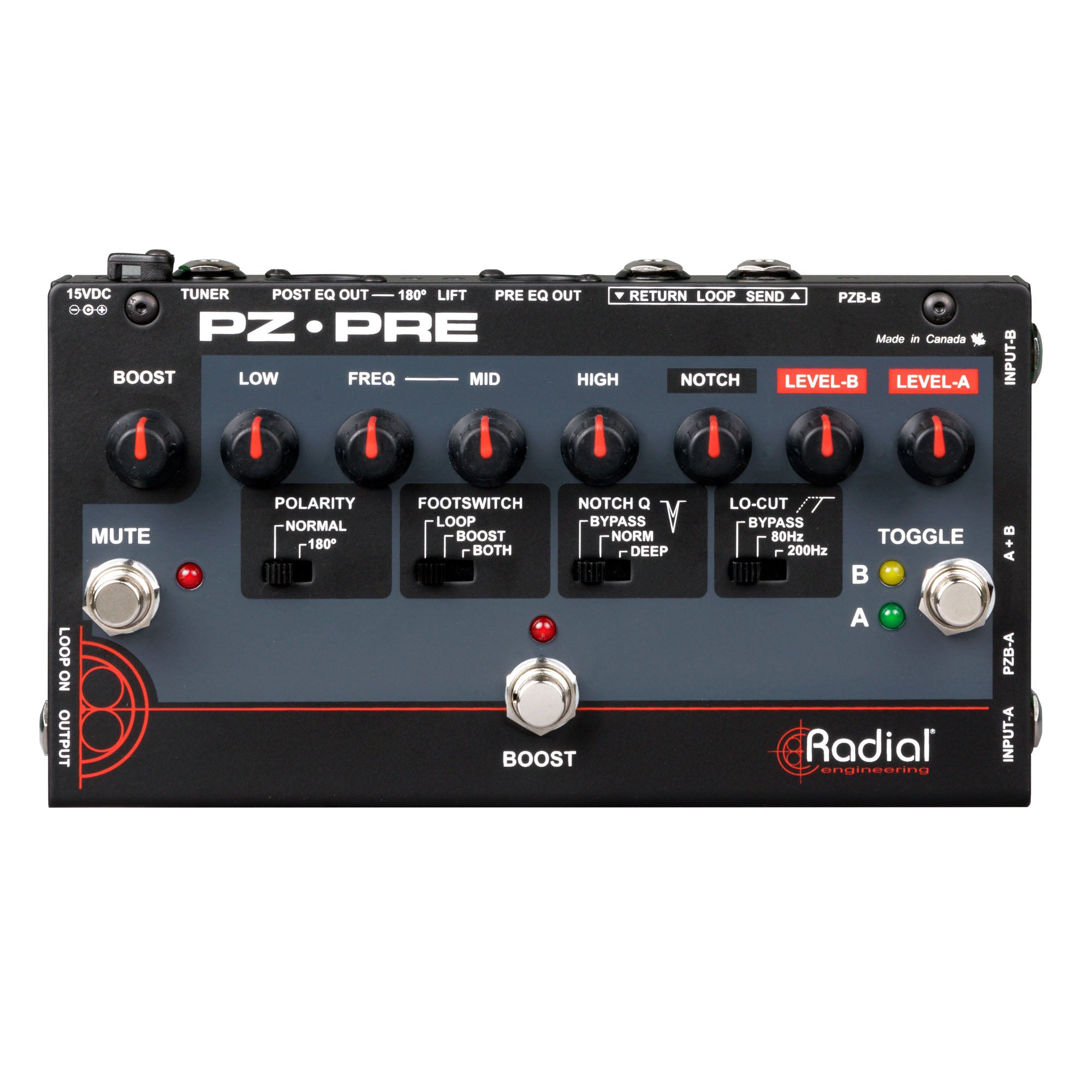Radial Tonebone PZ-Pre Acoustic Preamp, view 1