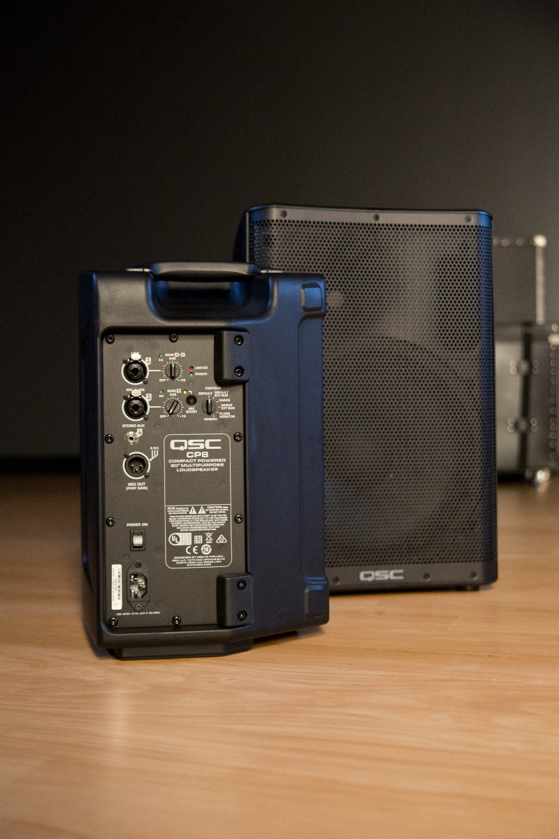 QSC CP8 Powered Speaker – Kraft Music QSC CP8 Powered Speaker – Kraft Music