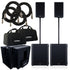 QSC K8.2 Powered Speaker with KS118 Subwoofer STAGE RIG