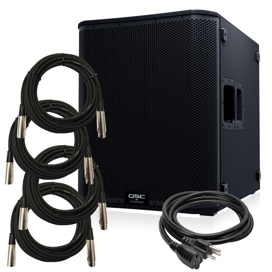 QSC KS118 Powered Subwoofer CABLE KIT Kraft Music