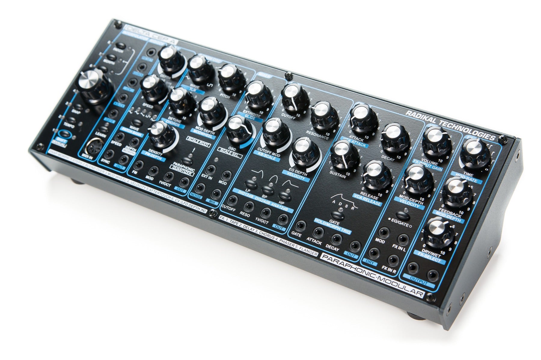 Radikal Technologies Delta Cep A Semi-Modular Desktop Synthesizer