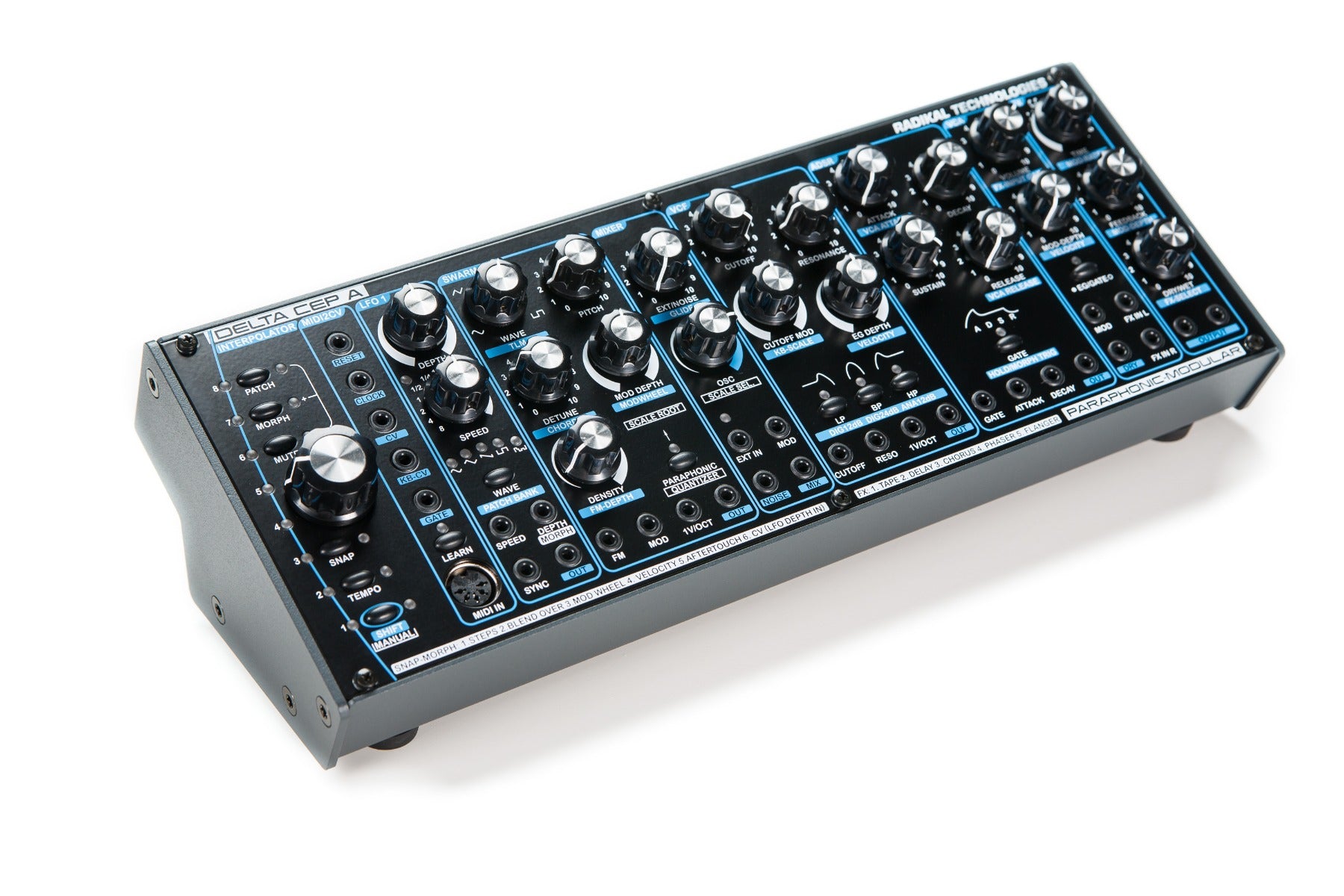 Radikal Technologies Delta Cep A Semi-Modular Desktop Synthesizer